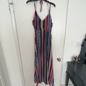 Express Multicolored Maxi Dress NWT